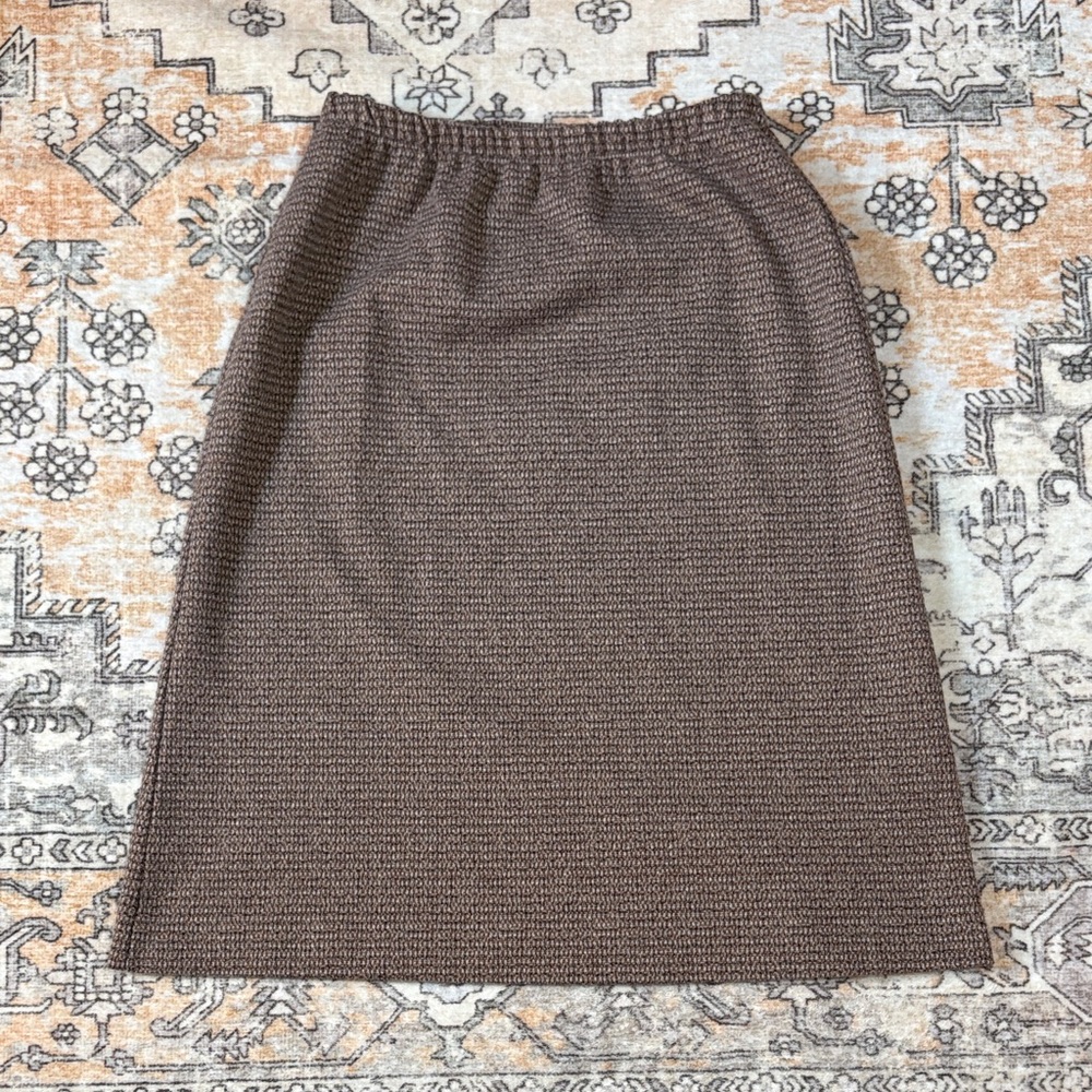 COS COB 9/10 vintage tweed elastic waist skirt